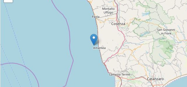Scossa di terremoto sulla costa tirrenica calabrese