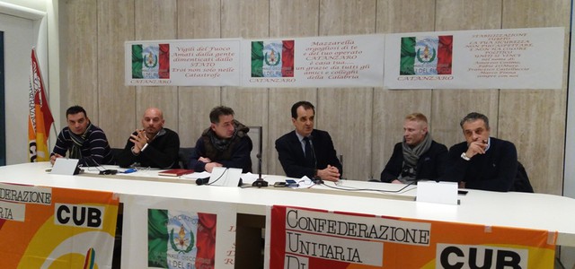 Precari vigili del Fuoco, Bruno ad incontro Cub