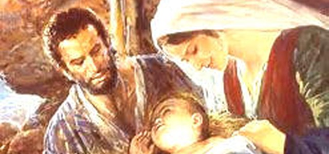 Oggi ci è stato dato un Figlio, oggi è nato il Salvatore,oggi Dio ha parlato per mezzo del Figlio!