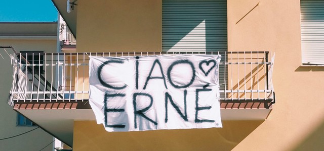 Ciao Ernè, anzi... arrivederci.