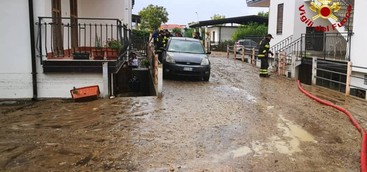 Maltempo, 238 interventi a Catanzaro e provincia: le immagini dei danni a Davoli (VIDEO)