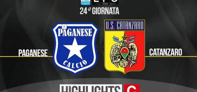 Paganese-Catanzaro 1-2, gli highlights