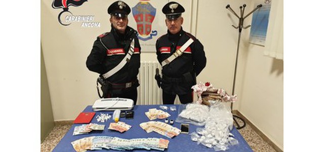 Cocaina dalla Calabria alle Marche in bus, cinque arresti