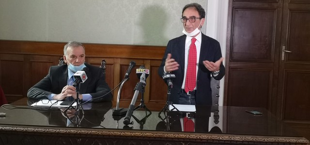 INTEGRAZIONE OSPEDALIERA , CONFERENZA STAMPA DI ABRAMO E TALLINI