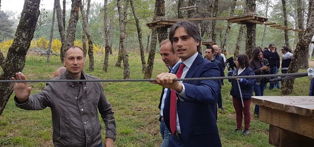 Consegnata la struttura del Parco Avventura di Forge