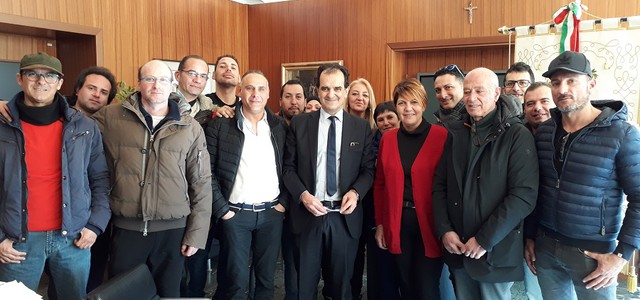 Bruno incontra delegazione dei 50 lavoratori ex percettori di mobilità in deroga