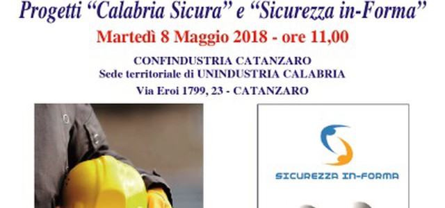 Sicurezza e Prevenzione nei Luoghi di Lavoro: Progetto Calabria Sicura e Sicurezza In-Forma