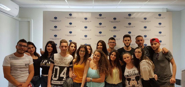 I ragazzi dell'Itc Maresca in visita alla sede di Confcommercio