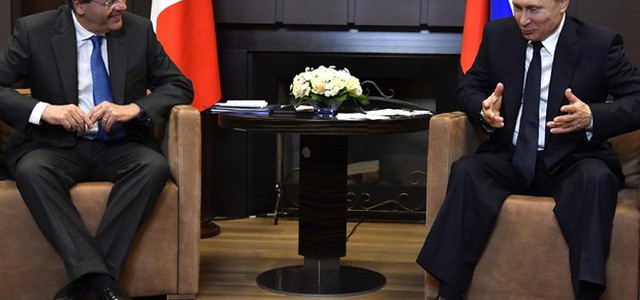 Gentiloni da Putin: 'E' un'occasione per lo scambio di idee verso il G7'