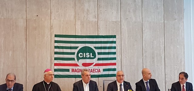 Disoccupazione, emigrazione e sanità, focus della Cisl con il segretario aggiunto Sbarra