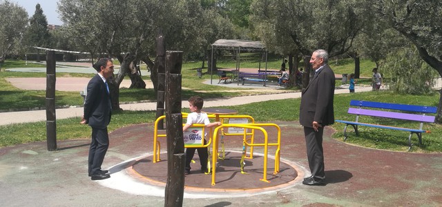 Inaugurato gioco per disabili in carrozzina al Parco della Biodiversità
