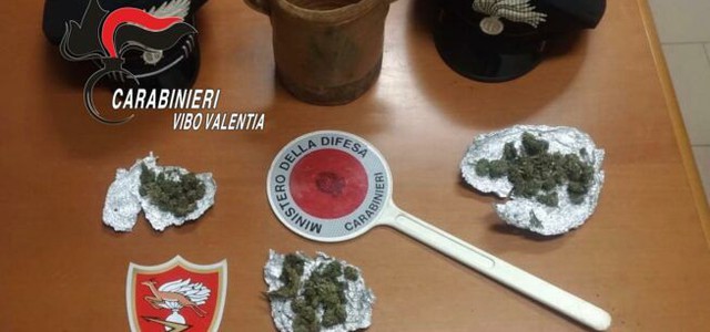 Rinvenute dosi di marijuana in casa, arrestato 22enne nel Vibonese