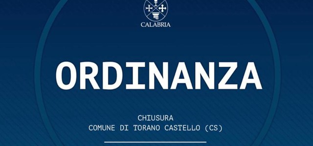 Covid19 - chiuso il comune di Torano Castello