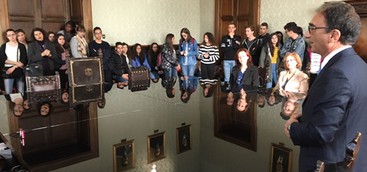 Studenti del Fermi e dell'“Erasmus plus Ka2” a Palazzo De Nobili