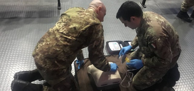 Corso formativo e qualificativo di BLS-D in caserma