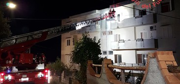 Incendio in abitazione a Catanzaro
