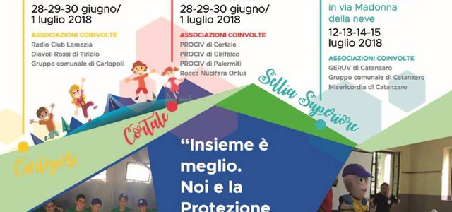 Tutto pronto per la terza “tappa” dell’edizione 2018 dei campiscuola di Protezione Civile