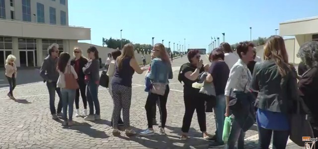 Protestano i tirocinanti della giustizia: vogliamo lavorare (VIDEO)