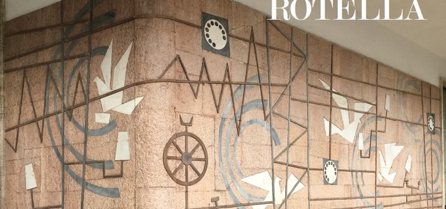 Domani l'inaugurazione del restauro del mural di Mimmo Rotella