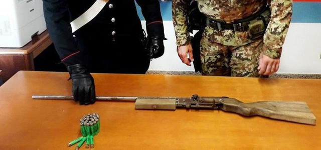 Nascondeva fucile e munizioni, arrestato 64enne