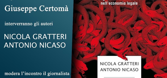 Il 26 novembre  a Roccella la presentazione del libro di Gratteri e Nicaso “Fiumi d’oro”