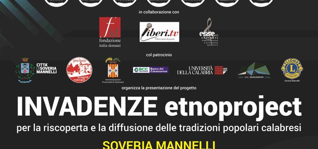 PRESENTAZIONE DEL PROGETTO “INVADENZE ETNOPROJECT, PER LA RISCOPERTA E LA DIFFUSIONE DELLE TRADIZIONI POPOLARI CALABRESI”
