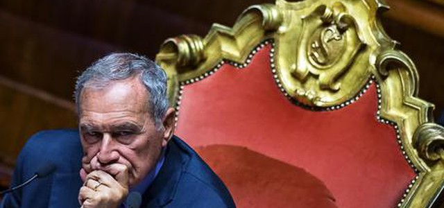 Senato: Grasso lascia il gruppo del Pd