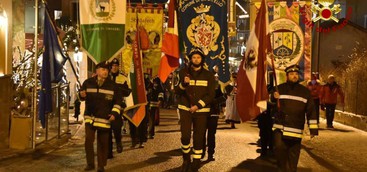 Oggi il rientro del gruppo sportivo dei Vigili del Fuoco dal Campionato italiano di Sci (FOTO)