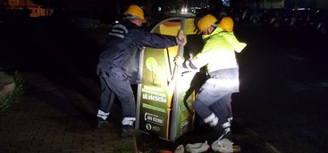 Vento a Catanzaro, polizia locale e protezione civile controllano territorio
