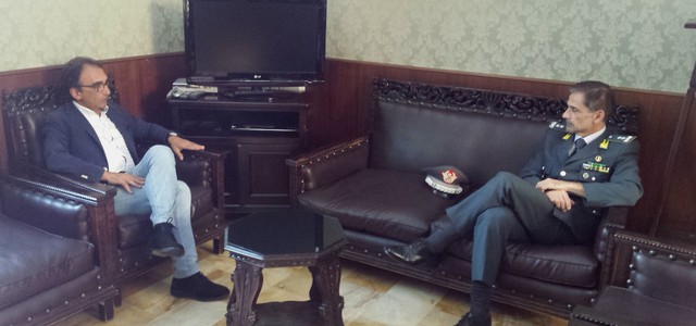 Abramo incontra neo comandante regionale Guardia Finanza