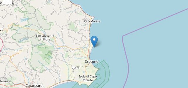 Flash - Scossa di terremoto sulla Costa Ionica Calabrese