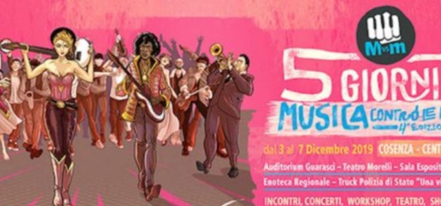 5 Giorni di Musica contro le mafie - quarto giorno dedicato all'esibizione dei primi 5 finalisti