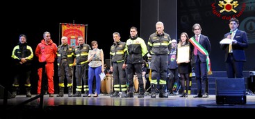 Premio San Giorgio d'oro della città di Reggio Calabria per i Vigili del Fuoco (FOTO)