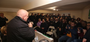 Oliverio all'inaugurazione della nuova sede del Pd di Mammola