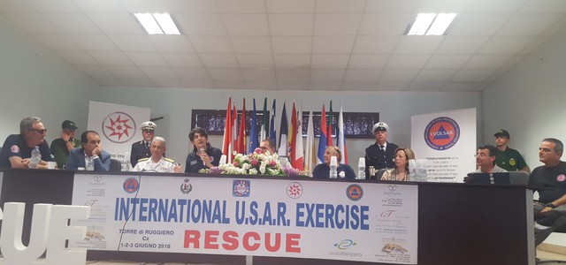A Torre di Ruggiero l'esercitazione internazionale di protezione civile