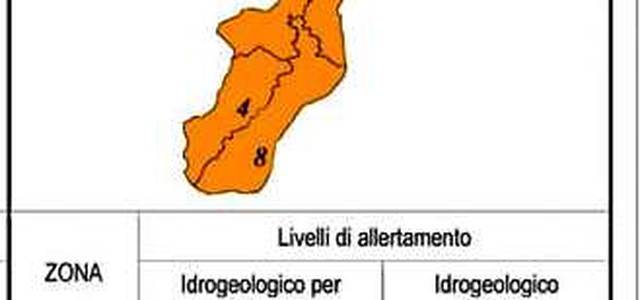 Maltempo, allerta arancione sulla Calabria ionica
