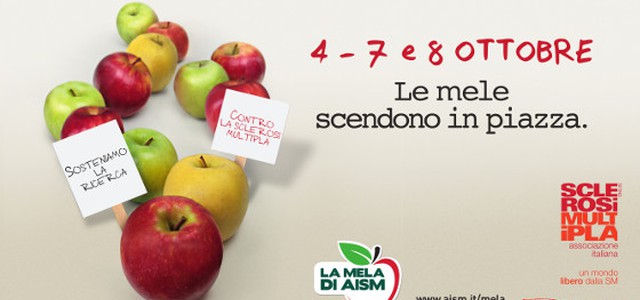 Il 4, il 7 e l’8 ottobre tornano le mele di Aism