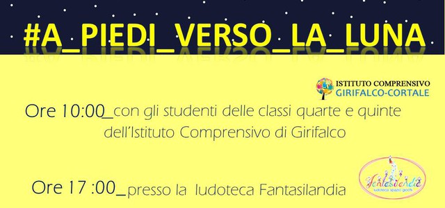 “A piedi verso la luna”, a Girifalco l’edizione 2018 di  “M’illumino di Meno”