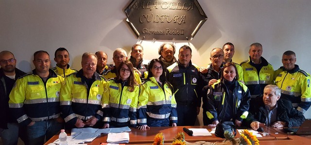 Gruppo Volontari di Protezione Civile del Comune di Marcellinara a corso provinciale