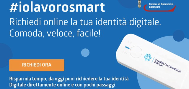 Attivo da oggi il servizio di richiesta on-line della firma digitale sul sito della Camera di Commercio di Catanzaro