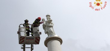 Vigili del fuoco celebrano la giornata della solidarietà (VIDEO)