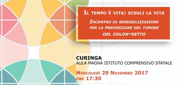 Curinga - Incontro di sensibilizzazione   per la prevenzione del tumore al colon retto