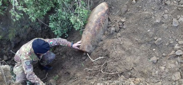 Ritrovato un ordigno bellico a Maierato. Pesa oltre 200kg 