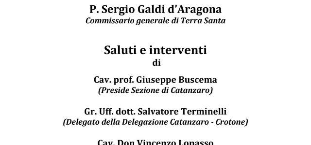 “Chiese e riti cristiani in Gerusalemme”, convegno al “S.Pio X”