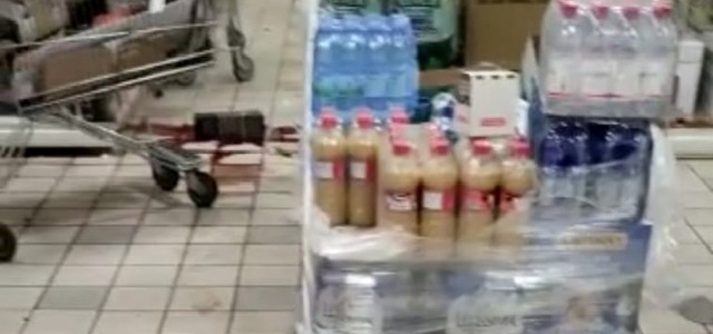 A Cosenza è il terremoto a svuotare gli scaffali dei supermercati ( VIDEO)