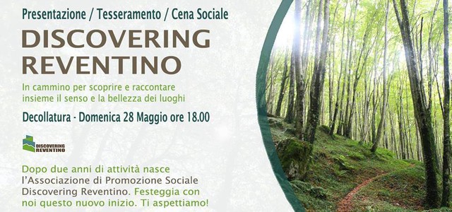 Si presenta la neonata associazione di promozione sociale Discovering Reventino
