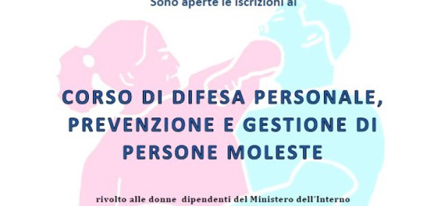 In arrivo il Corso di Difesa Personale della Polizia di Stato