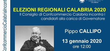 Confcommercio Calabria incontra i candidati alla presidenza della Regione