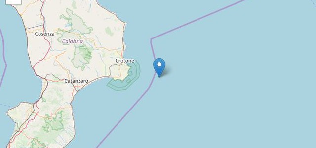 Flash - Ennesima scossa di terremoto sulla costa ionica calabrese