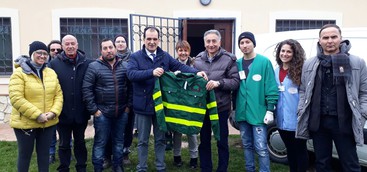 Consegna dei dispositivi di protezione individuale ai dipendenti del Parco e del Cras